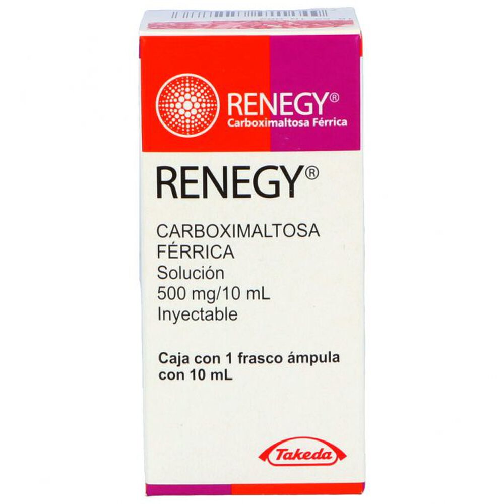 Renegy sol. inyectable 500mg/10ml