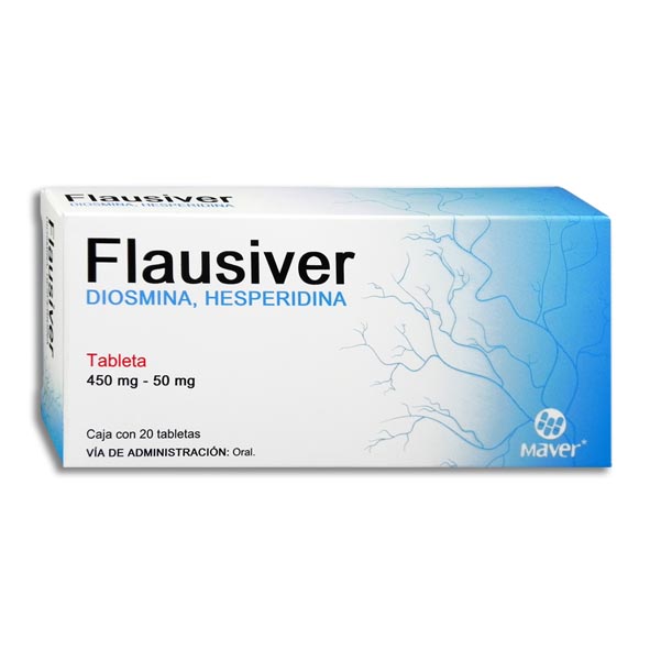 FLAUSIVER TABELTAS 450 MG/ 50 MG C/20