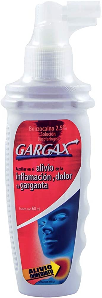 GARGAX Sol. 2.5% (Benzocaina)