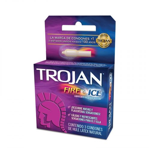 TROJAN FIRE Y ICE LUBRICACION DE DOBLE DE ACCION