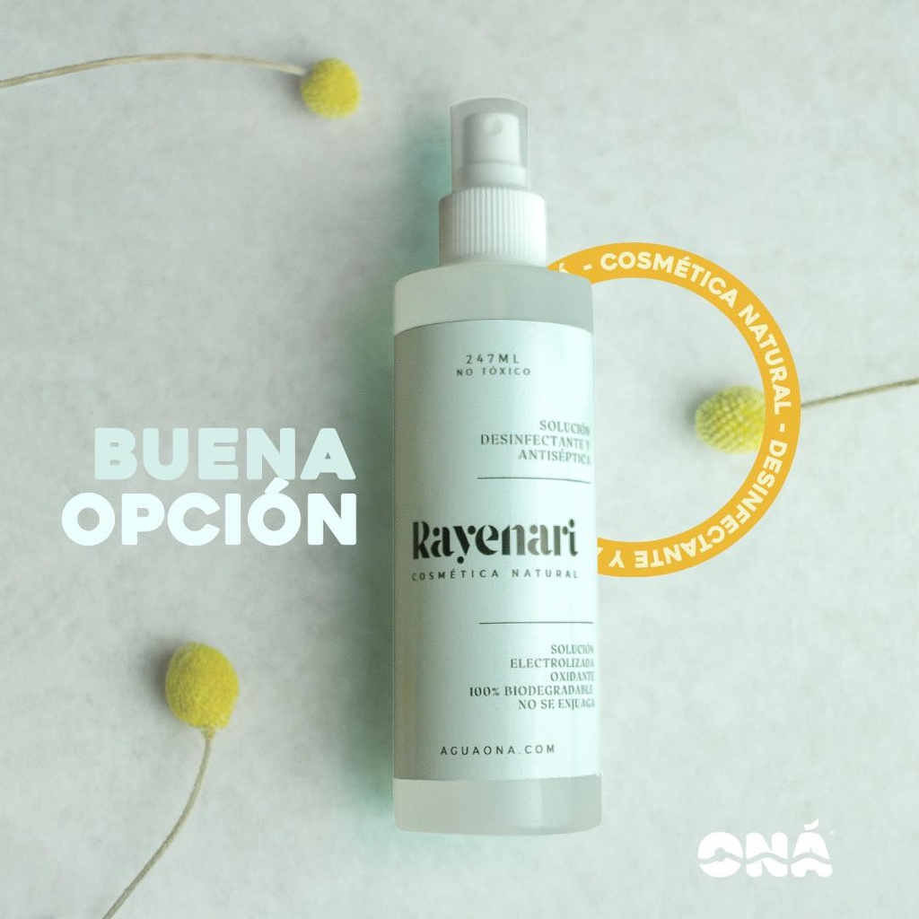 RAYENARI SOLUCION DESINFECTANTE Y ANTISÉPTICA SPRAY 247 ML