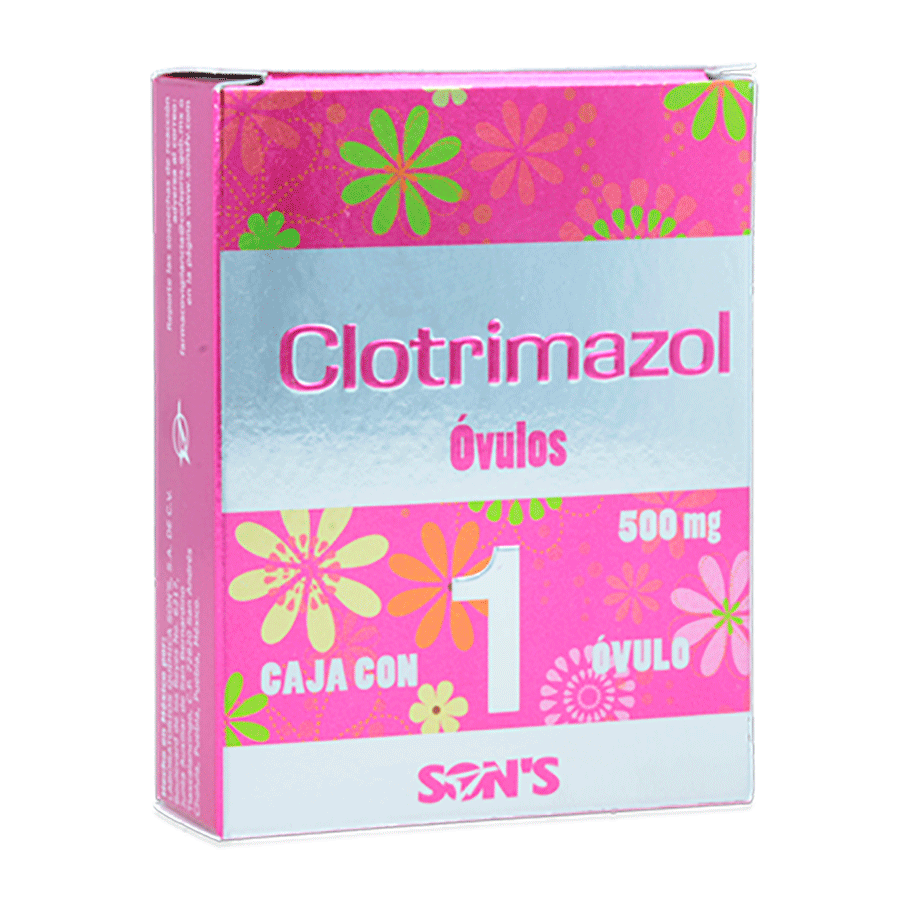 Clotrimazol 500mg c/1 ovuló