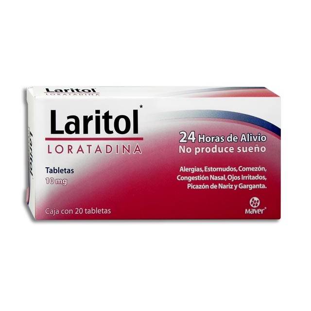 LARITOL TABLETAS 10MG C/20