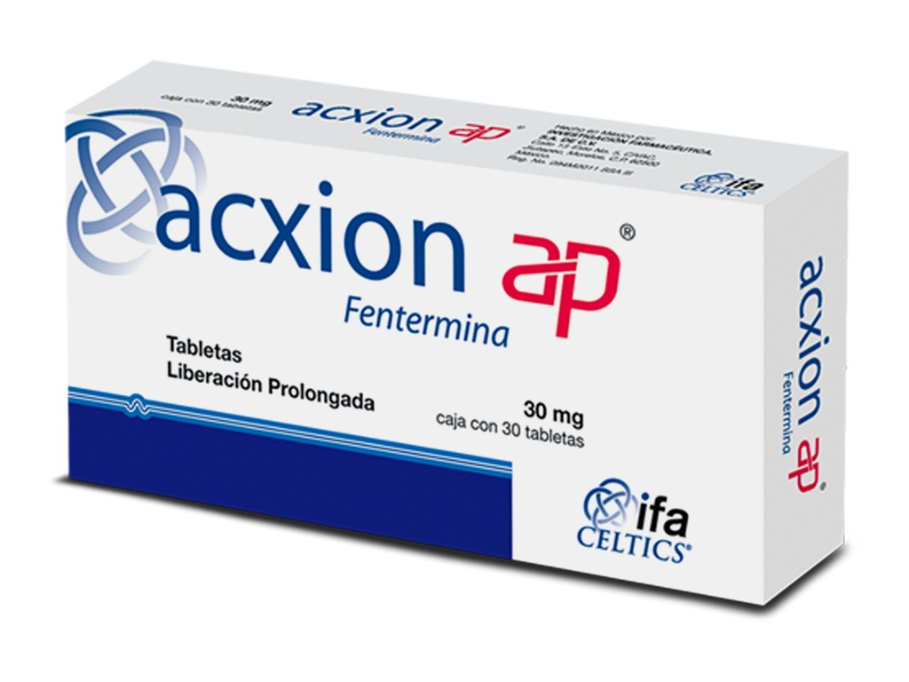 Acxion ap (Fentermina) 30 mgs (Caja c/30)