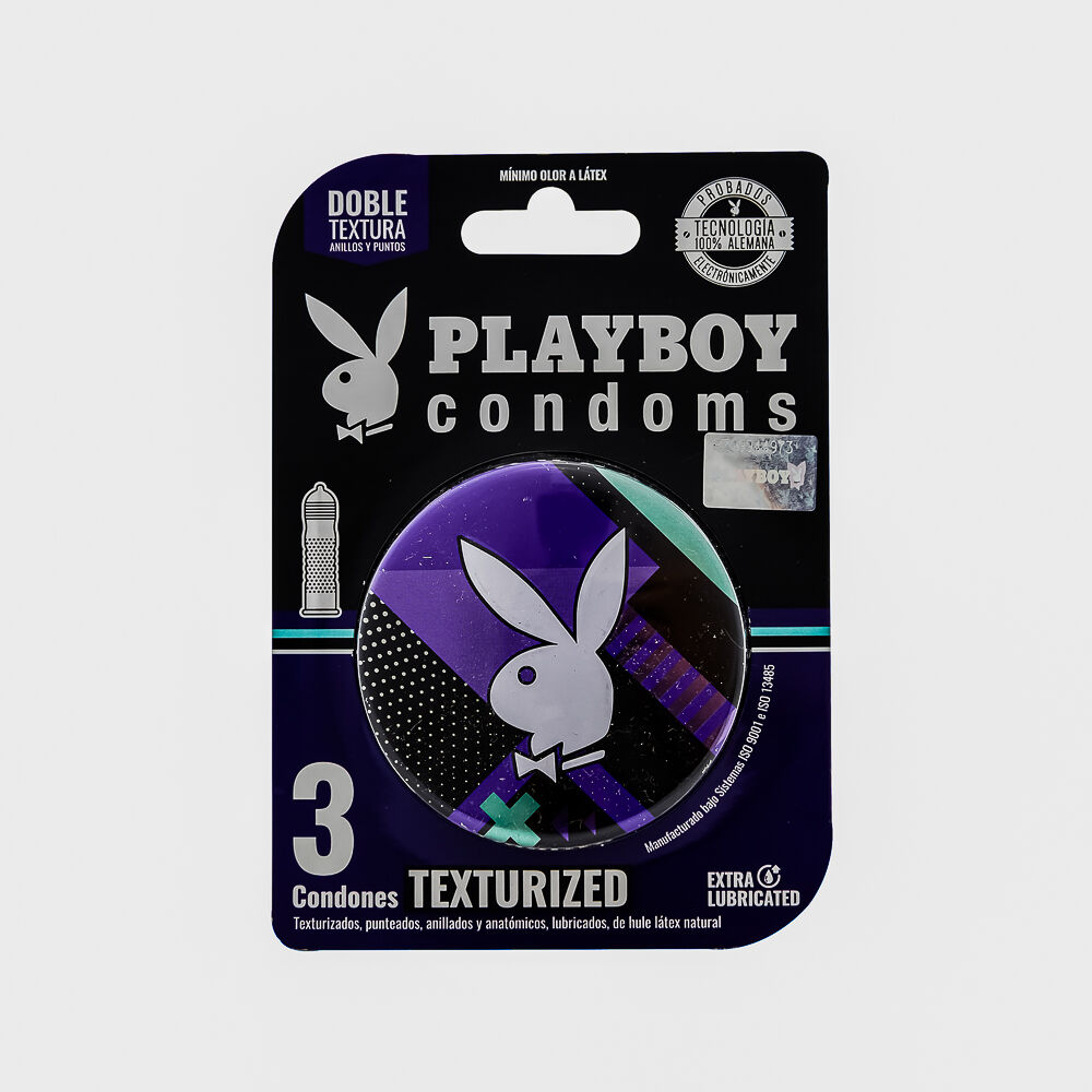 CONDONES PLAYBOY TEXTURIZED C/3