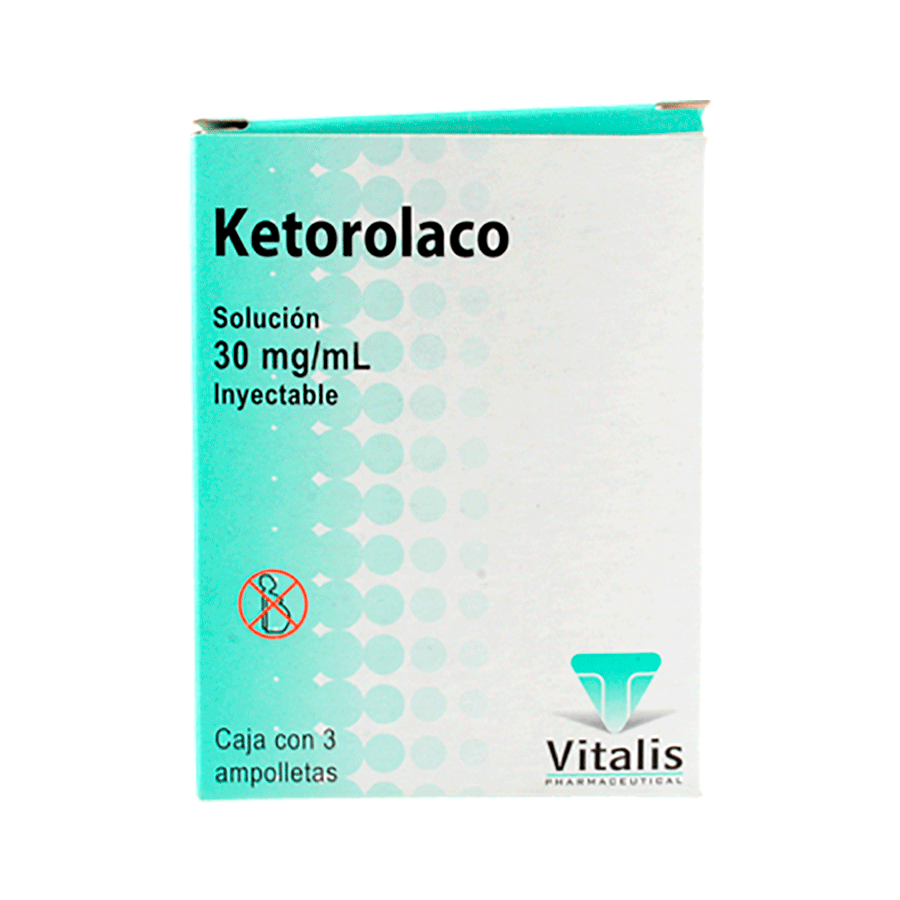 TREVINAL KETOROLACO 30MG/1ML 3 AMP SOL