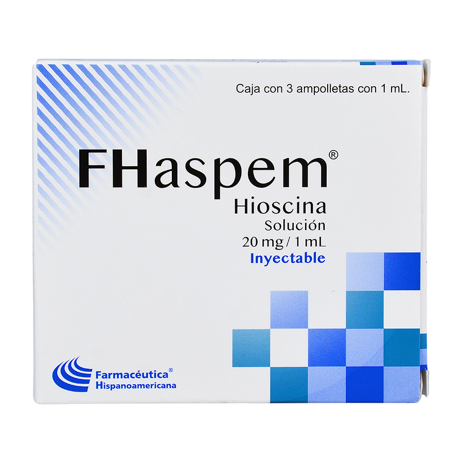 HIOSCINA 20MG/1ML 3AMP SOL (FHASPEM )