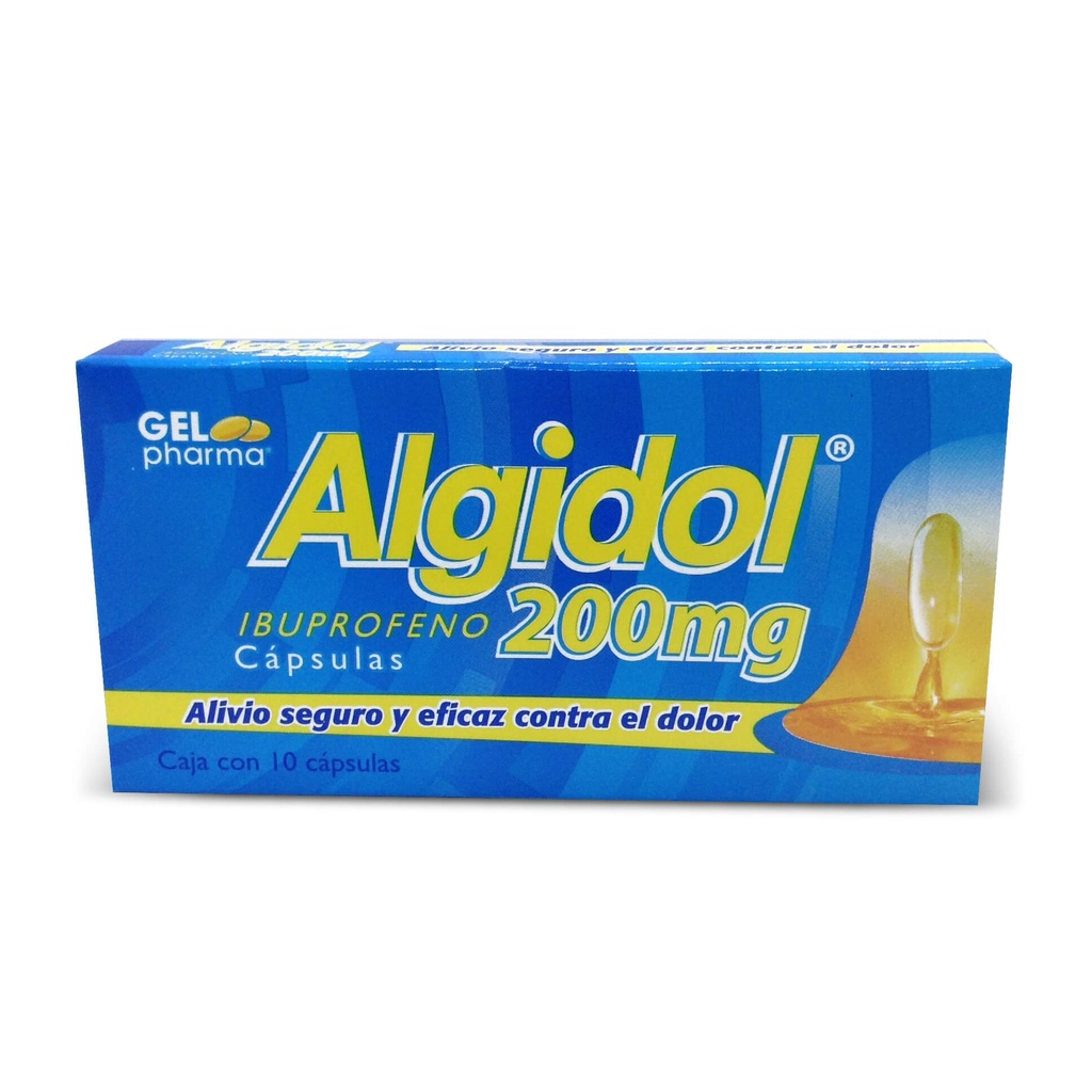 ALGIDOL 200 MG CAPSULAS C/10