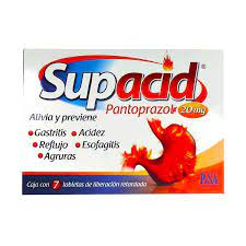 SUPACID 20MG LIBERACION RETARDADA  TABLETAS C/7