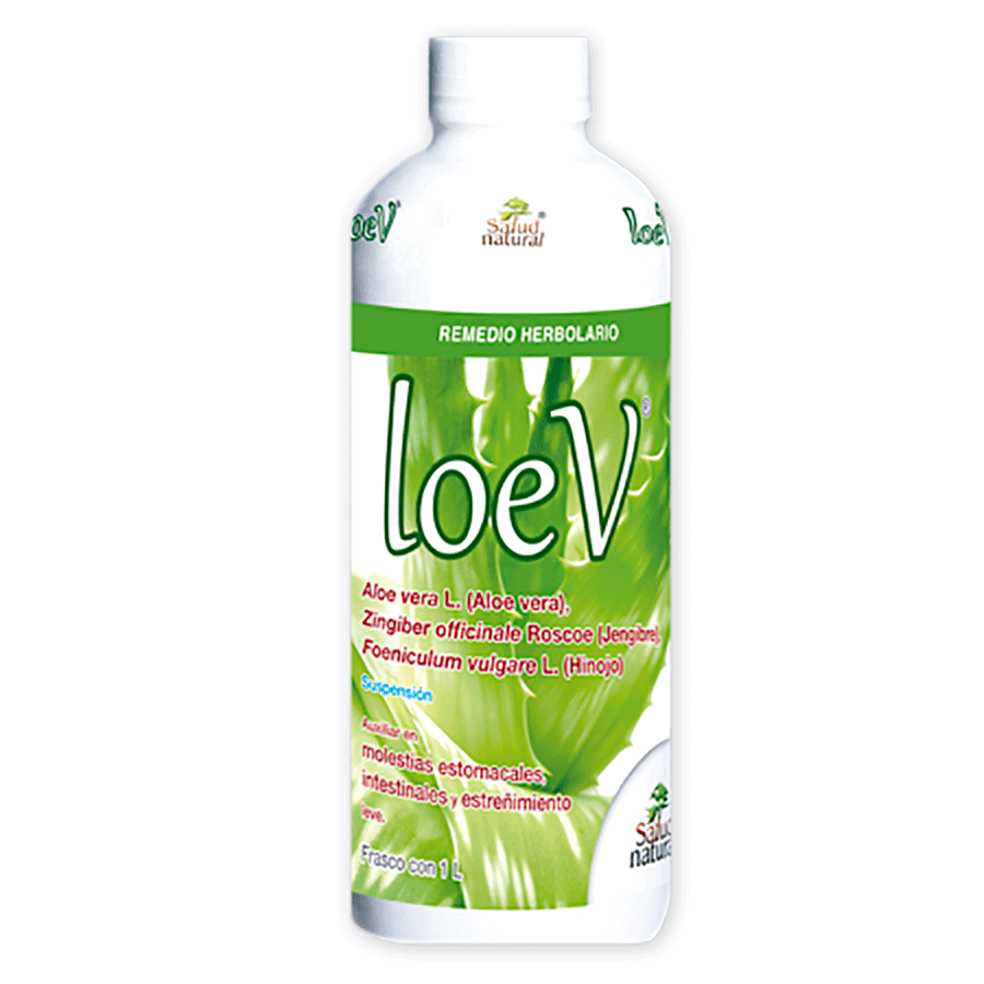 LOEV 1L SUSP ALOE VERA, JENGIBRE, HINOJO  (SALUD NATURAL)