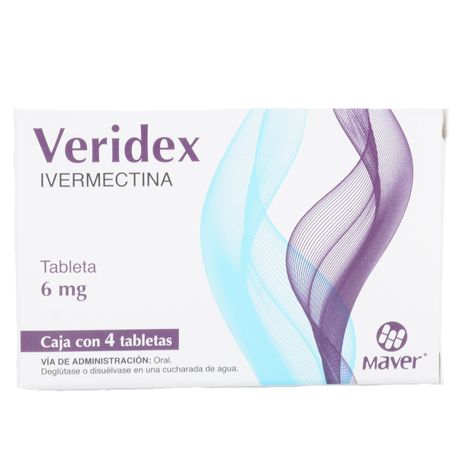 Veridex 6mg c/4tab