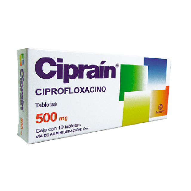 CIPRAIN TABLETAS 500 MG C/10