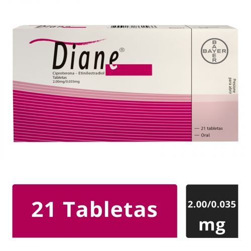 DIANE TABLETAS 2.0MG/0.35MG C/21MG