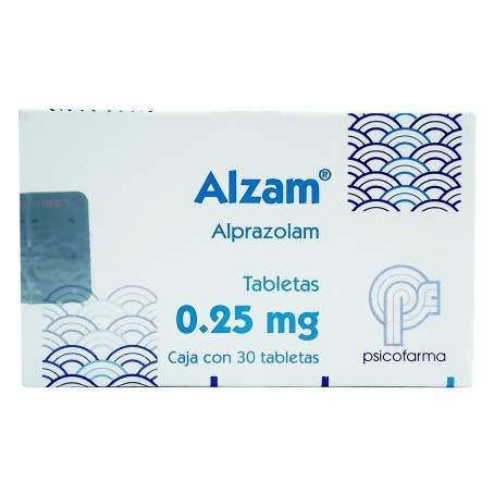 ALZAM 0.25 MG TABLETAS C/30