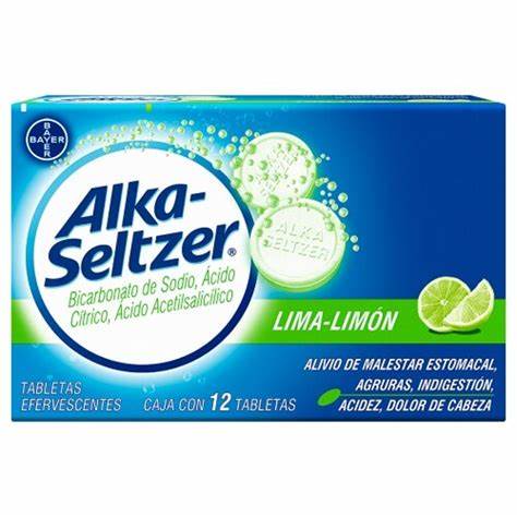 Alka-seltzer lima-limon 12 tabs