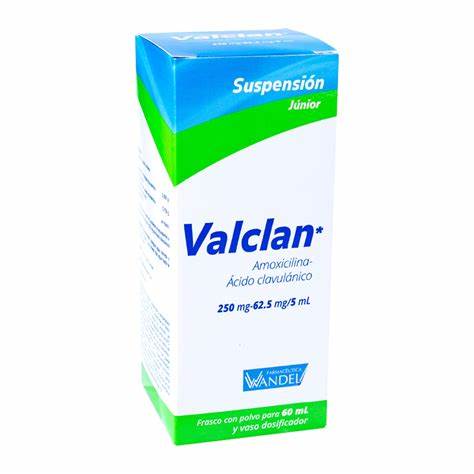 Valcalan susp. Junior 250-62.5 mg/5ml frasco 60ml