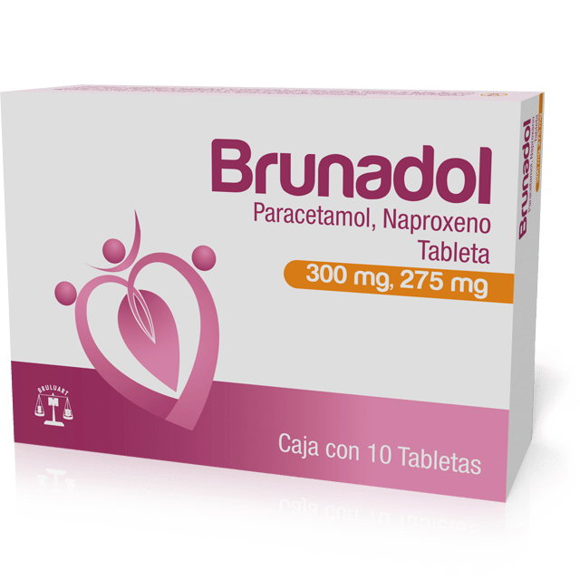 Brunadol 300mg/275mg c/10 tabletas