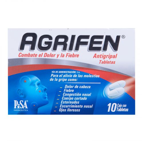 Agrifen c/10 tabletas