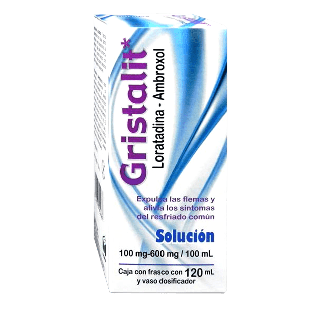 Gristalit 100/600mg/100ml solución frasco 120 ml