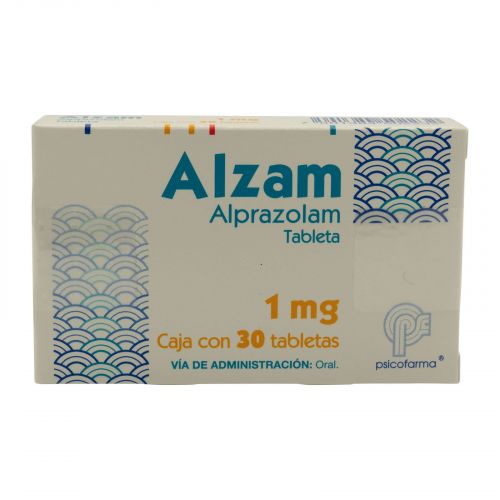 ALZAM TABLETAS 1 MG C/30