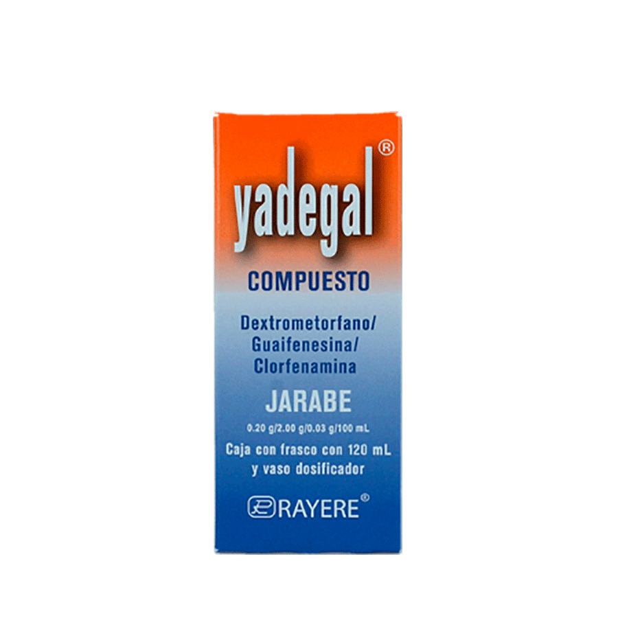 Yadegal compuesto 0.20g/2g/0.03g/100ml 1fco/ 120ml