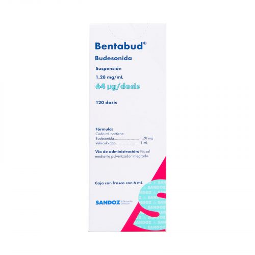 Bentabud 1-.28mg/ml suspensión 6ml spray nasal