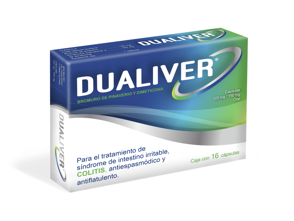 Dualiver 100/150mg c/16 caps.