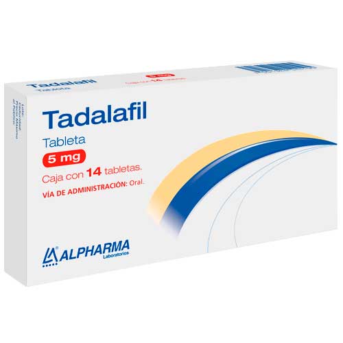 Tadalafil 5mg c/14 tabletas