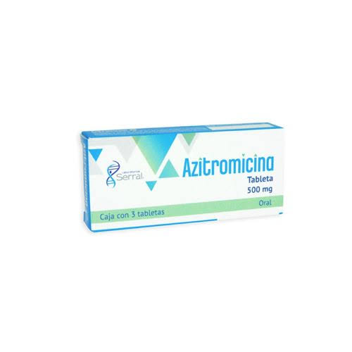 Azitromicina 500mg c/3 tab.