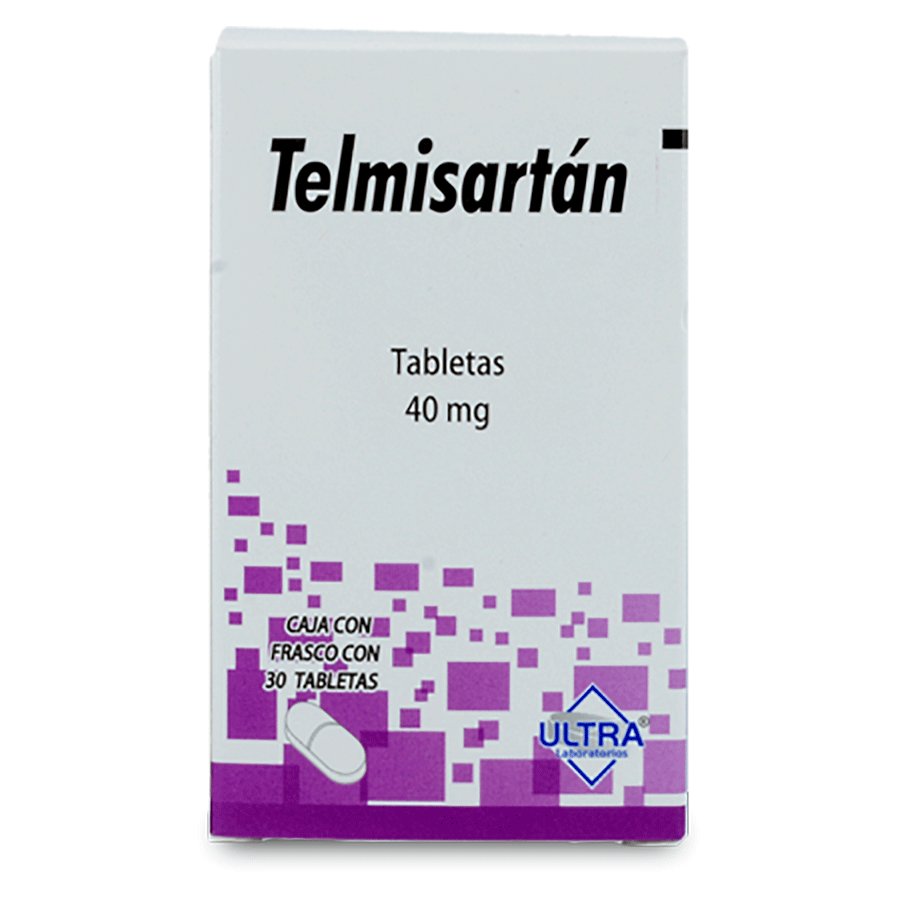 Telmisartan 40mg c/30 tabletas (Ultra)