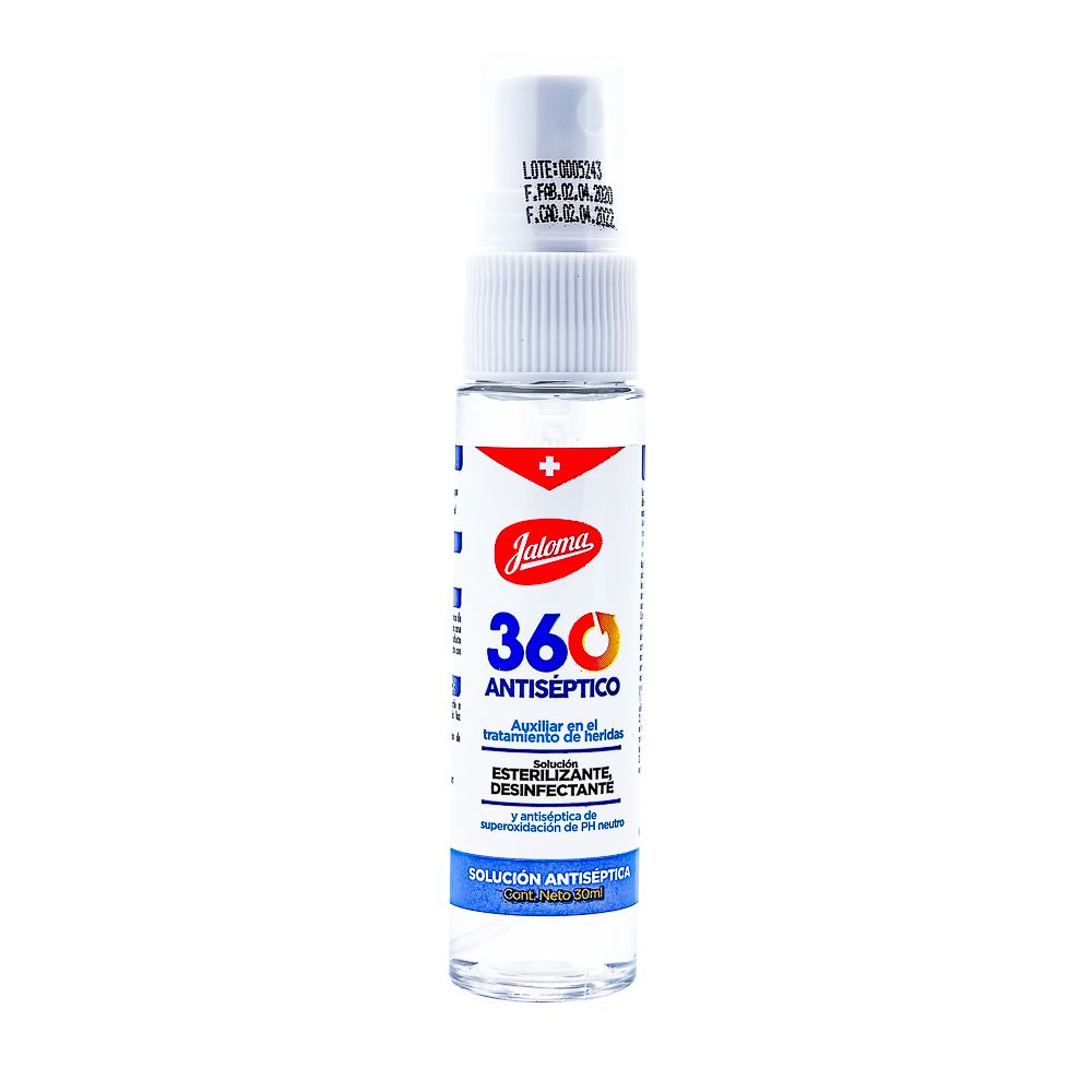 360 antiséptico jaloma 60ml