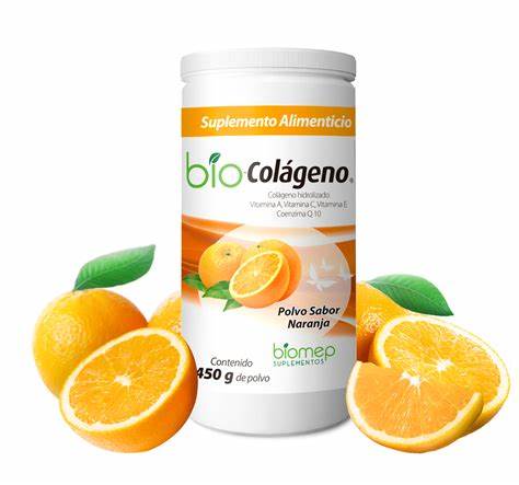 Bio colágeno sabor naranja 450g polvo