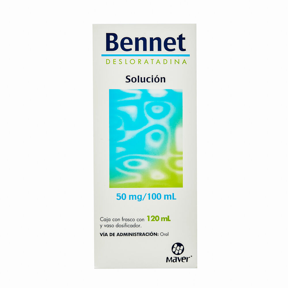 BENNET SOLUCION 50 MG/100 ML FRASCO DE 120 ML