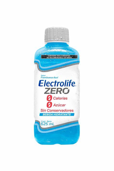 Electrolife Zero Frambuesa Azul 625ml