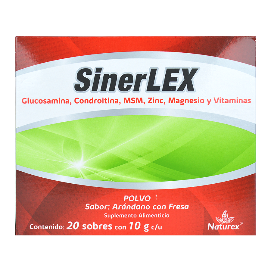 SinerLEX c/20 sobres de 10g Sabor Arándano Fresa