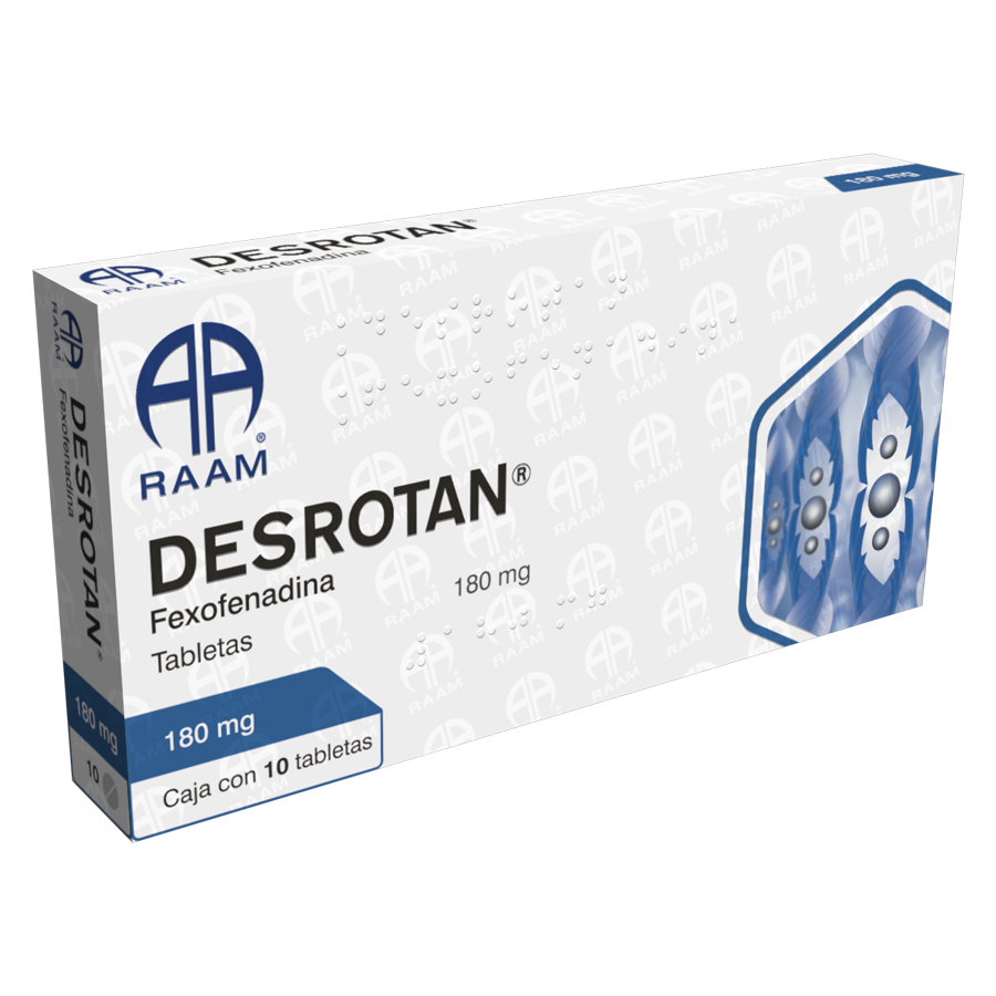 Desrotan 180mg c/10 tabletas