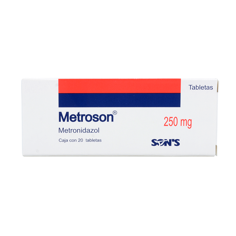 Metroson 250mg c/20 tabletas