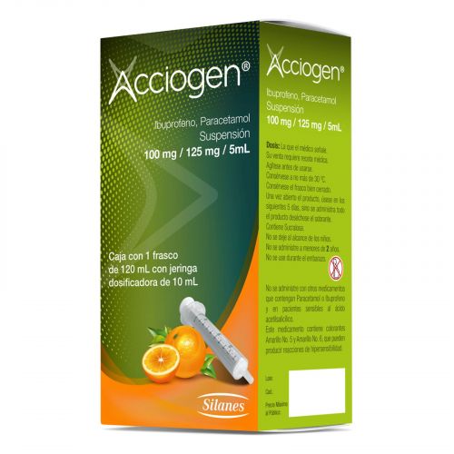 Acciogen 100/125 Mg Suspensión 120 Ml