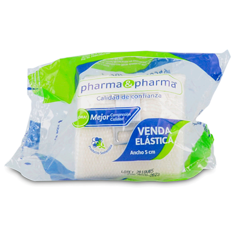 Venda elastica 5cm (pharma&pharma)