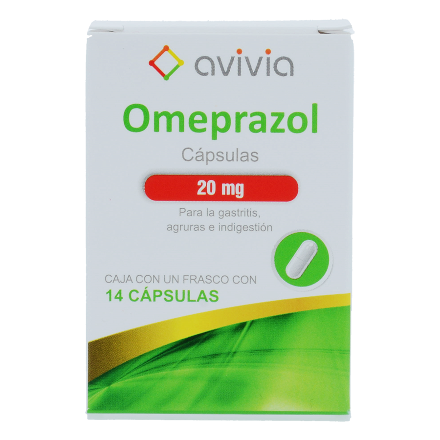 Omeprazol 20mg c/14 capsulas (Avivia)