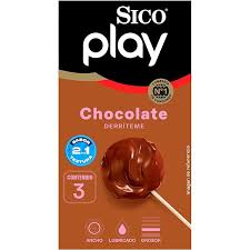 Sico play chocolate c/3 condones