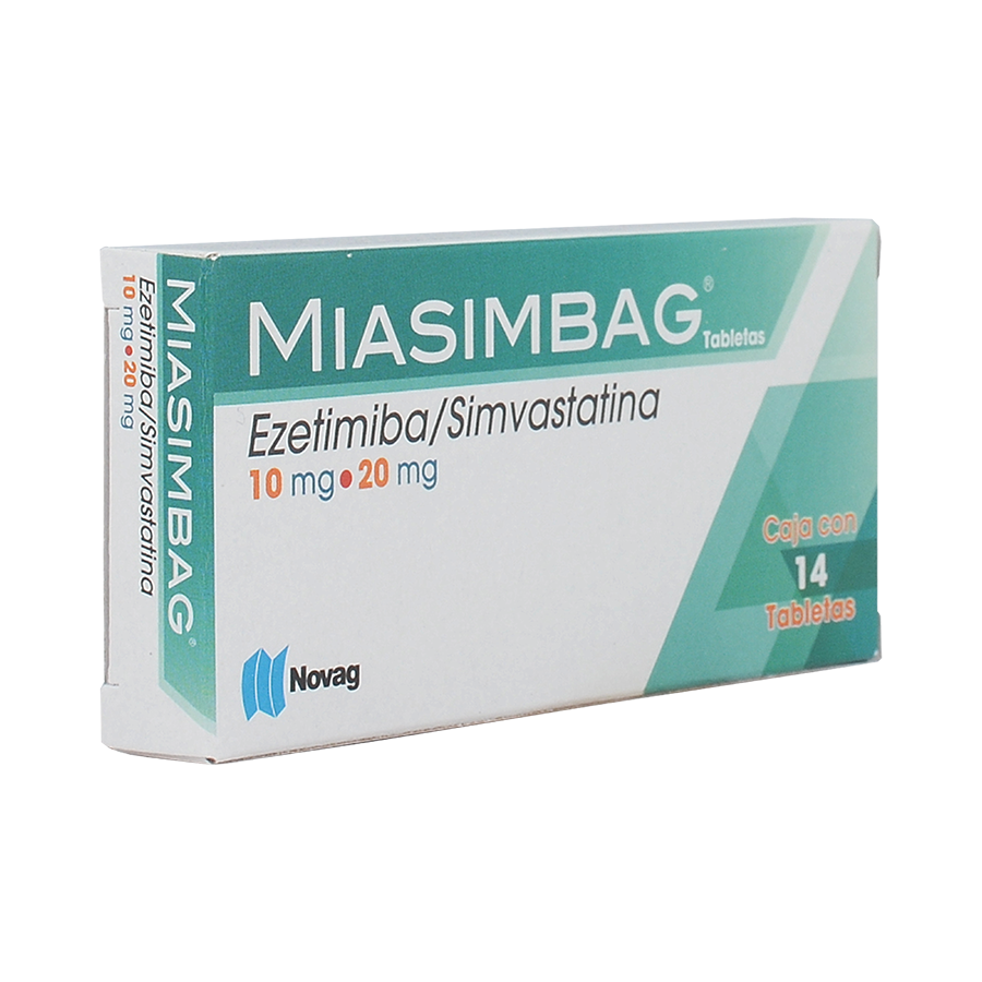 Miasimbag 10mg/20mg c/14 tabletas