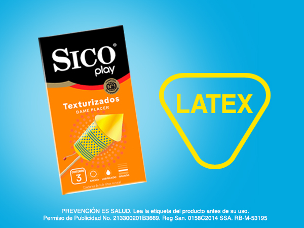 Sico play texturizados pack c/3 condones