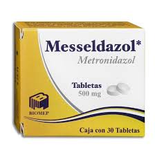 Messeldazol tabletas 500 mg caja c/30