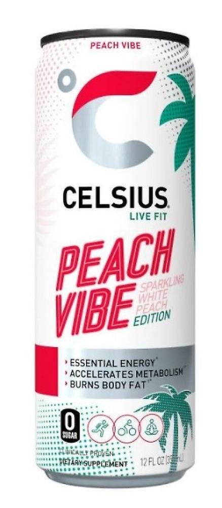 Celsius live fit peach vibe 355 mL