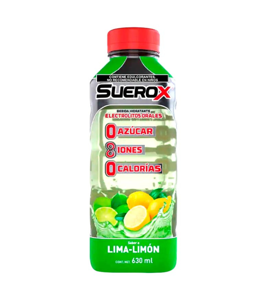 Suerox sabor lima limon 0 azucar 630 mL