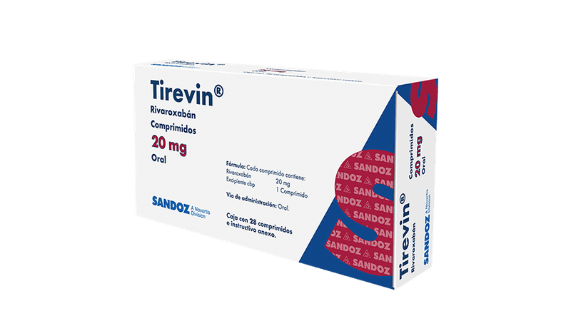 Tirevin (Rivaroxaban) Comp 20 mgs c/28