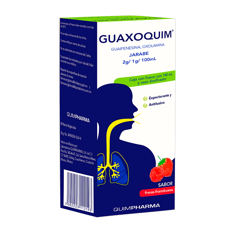 Guaxoquim 2g/1g/100ml frasco c/140ml