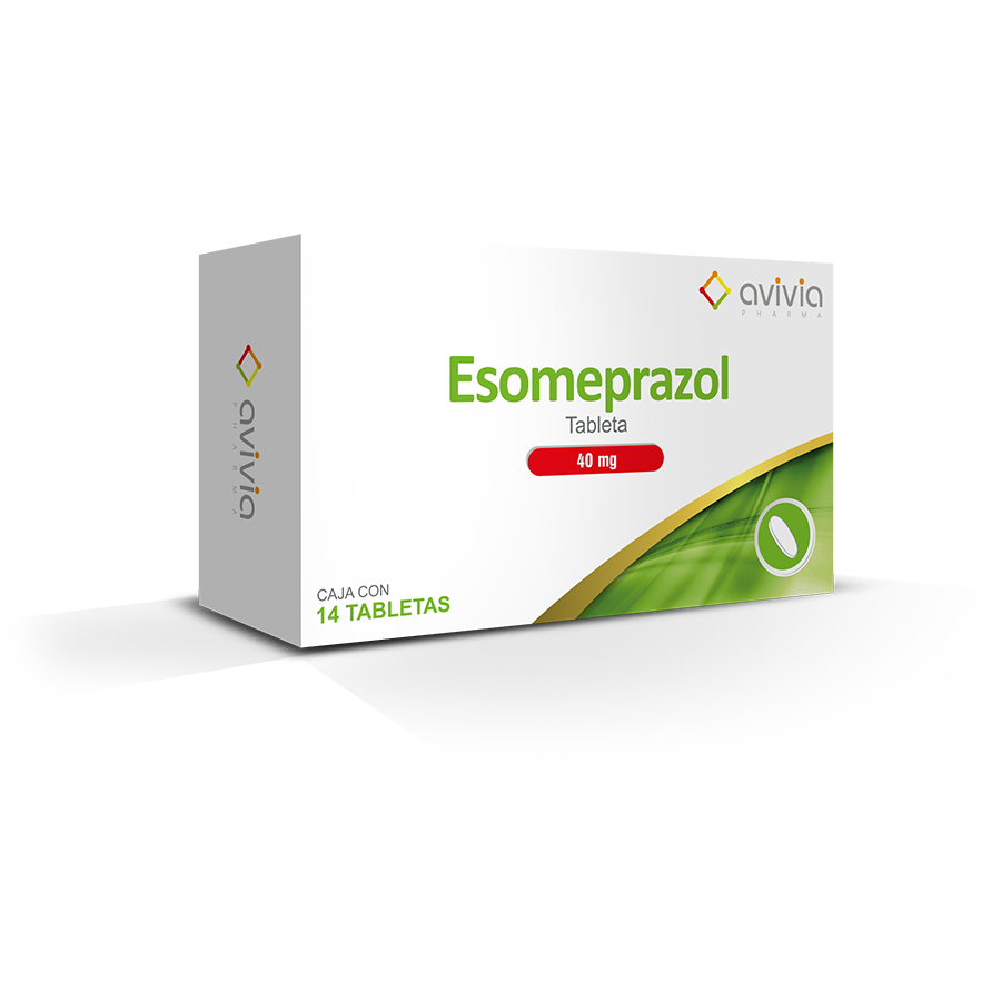 Esomeprazol 40 mg caja c/14 tabletas (Avivia)