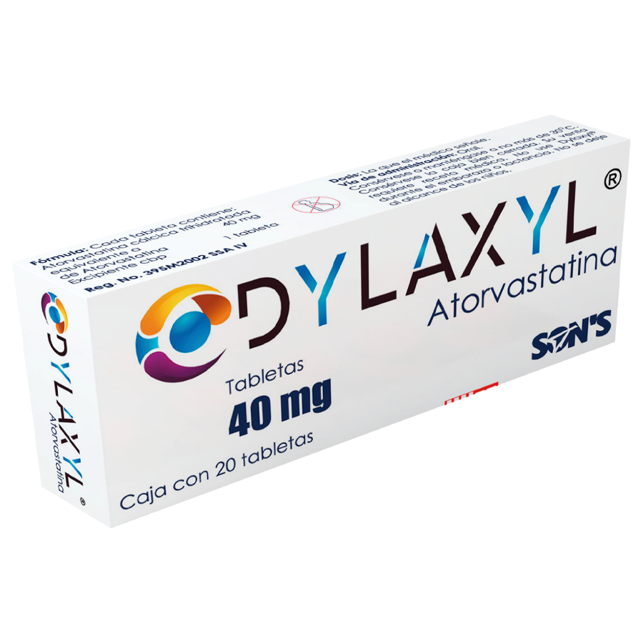 Dylaxyl 40mg c/20 tabletas